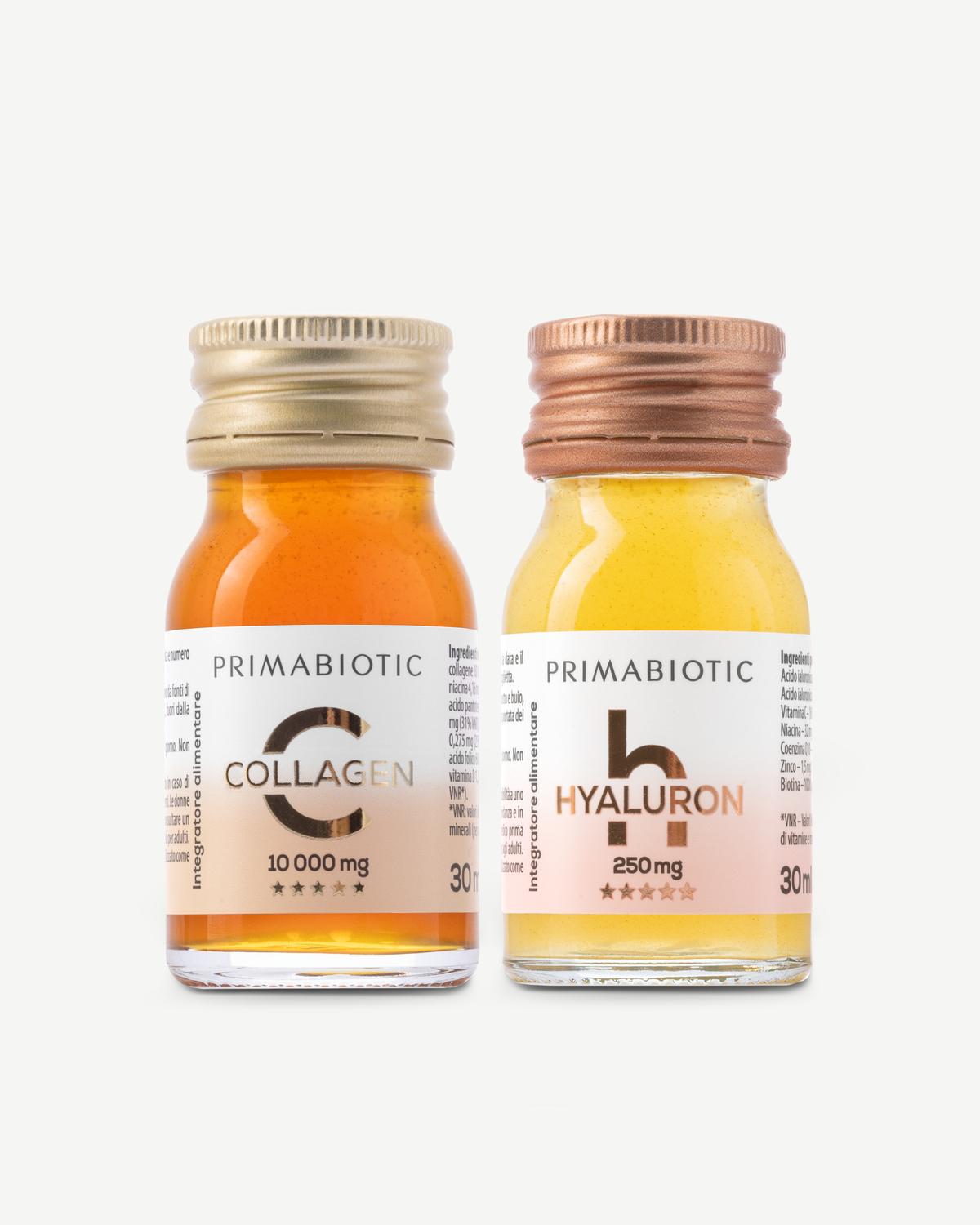 flaconcini Primabiotic Collagen 10000 mg e Hyaluron 250 mg da 30 ml